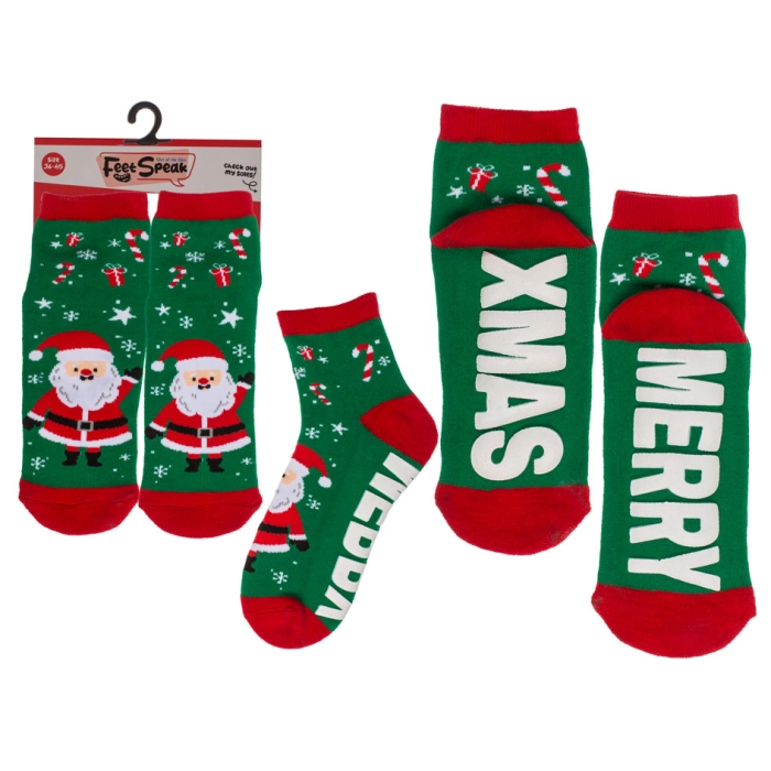 Weihnachtssocken mit ABS an der Sohle - Das perfekte Geschenk für Weihnachten