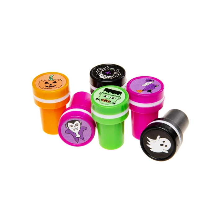 Plastic Halloween Stamps