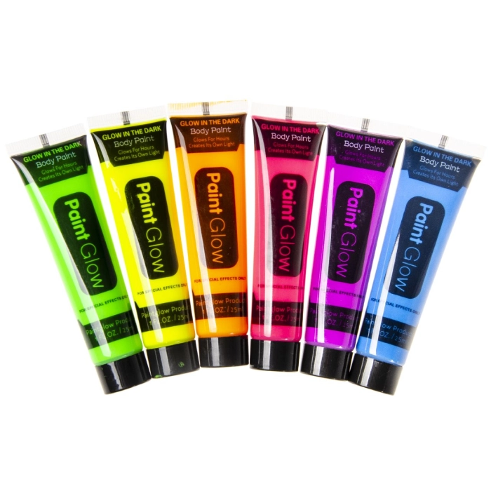 Neon Face Paint - Glows in the Dark under UV Light!