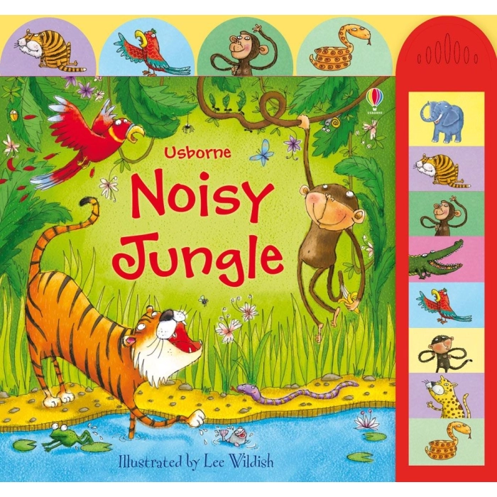 Interactive book Usborne - Noisy Jungle