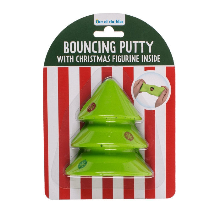 Świąteczna masa plastyczna Bouncing Putty – skacząca masa 30 g | Hurtownia zabawek i gadżetów