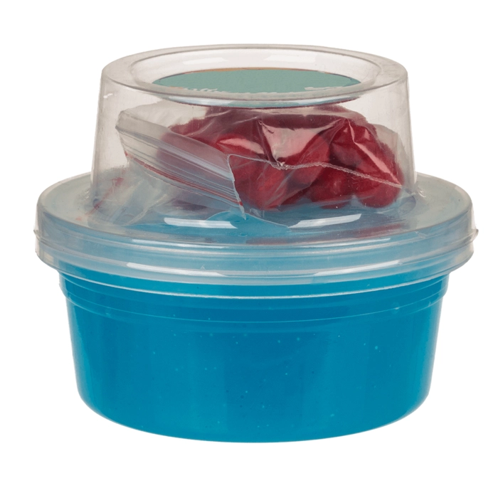 Świąteczny Slime Glitter Crystal z oczkami i pomponami 130 g | Hurtownia zabawek i gadżetów