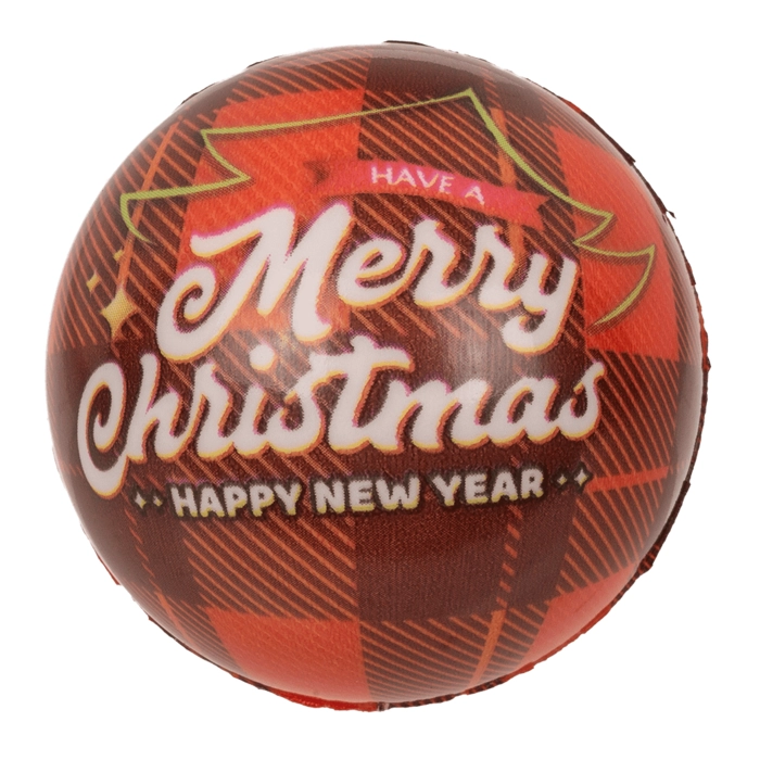 Świąteczna Piłeczka Antystresowa – Ekipa Mikołaja | Hurtownia Gadżetów Kemis.pl