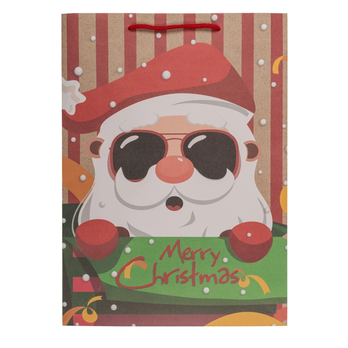 Świąteczna Torba Prezentowa Joyful Season – Papierowe Torebki z Motywem Bożonarodzeniowym | Hurtownia Prezentów Kemis.pl