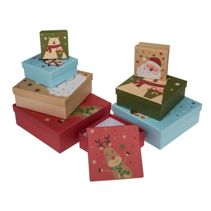 Gift Box Set - Christmas Friends - Perfect for Gift Wrapping for Christmas.