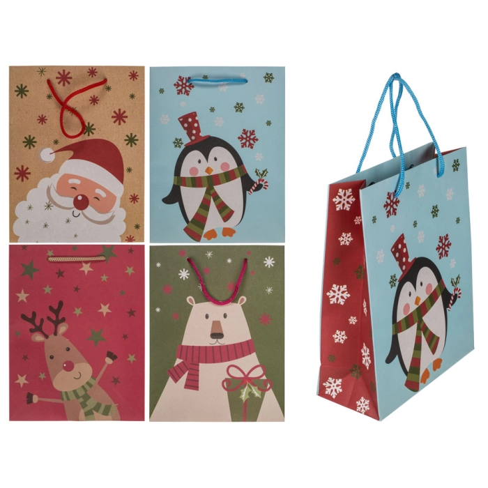 Paper gift bag - Christmas friends