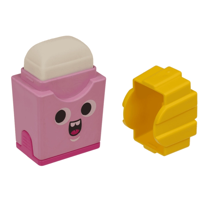 Gumka i Temperówka „Frytki” – Podwójny Ostrzałek | Hurtownia Zabawek i Artykułów Szkolnych Kemis.pl