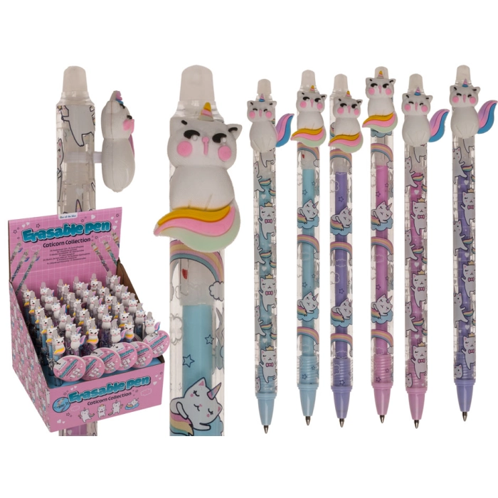 Długopis Wymazywalny Kotorożec – Magiczna Kolekcja 6 Wzorów | Artykuły Szkolne | Kemis.pl