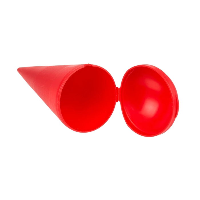 Prenosný plážový popolník - kónický s vekom