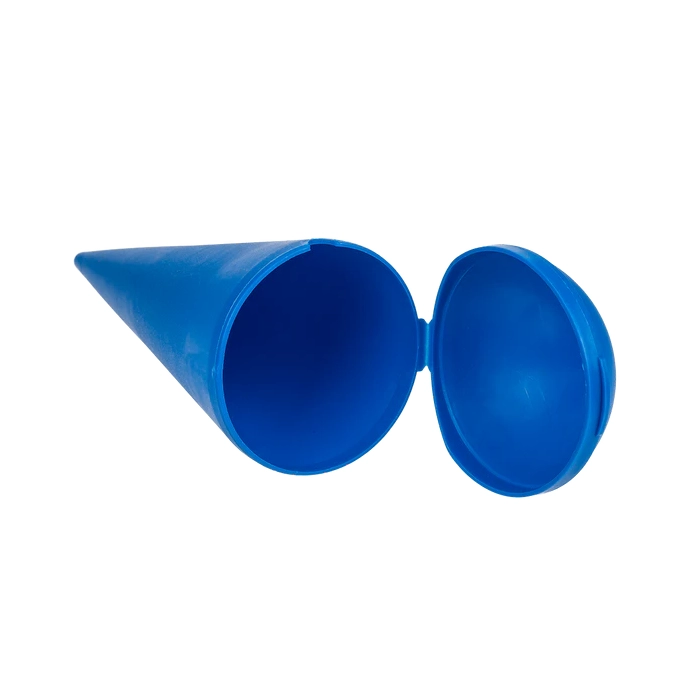 Prenosný plážový popolník - kónický s vekom