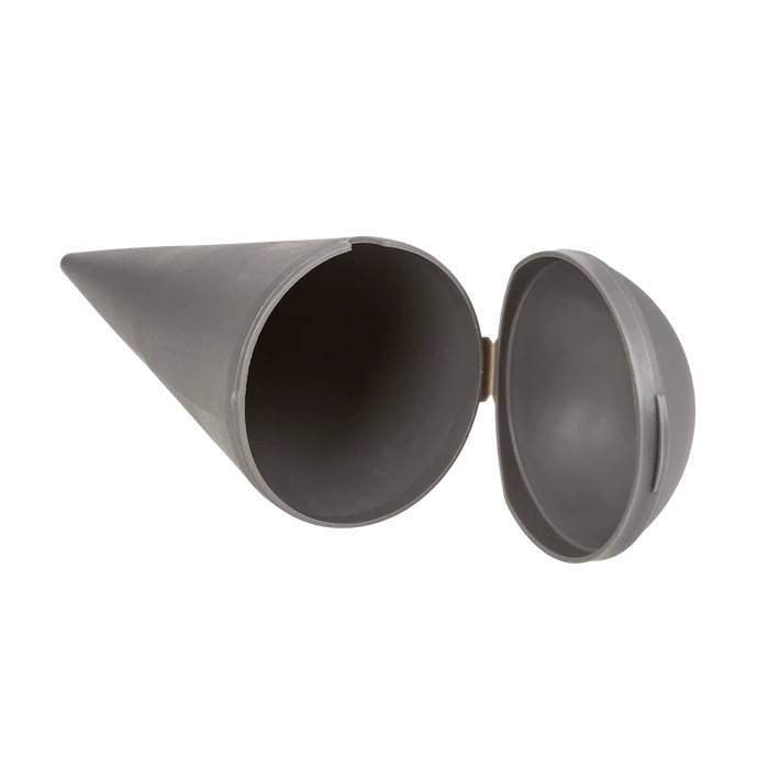 Prenosný plážový popolník - kónický s vekom