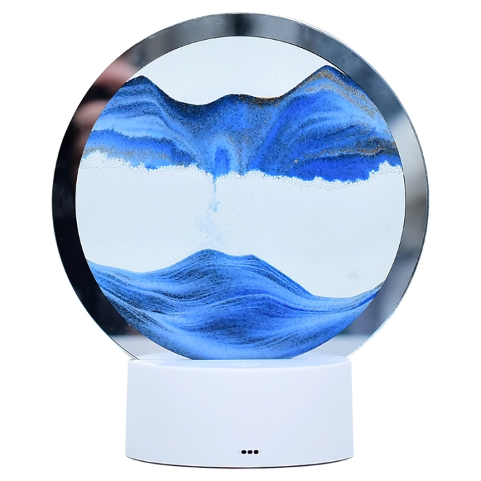 LED bedside lamp - Flowing sand - Hourglass - 3D effect