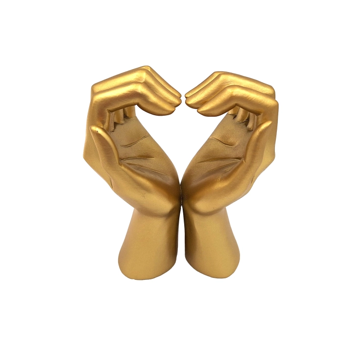 Decorative figurine - Hands arranged in the shape of a Heart
