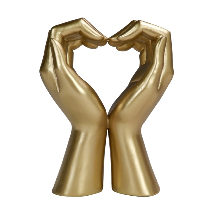 Decorative figurine - Hands arranged in the shape of a Heart