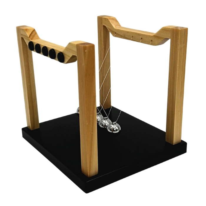 Kulki Newtona Premium – Drewniana Dekoracja Biurkowa Antystresowa | Gadżety | Kemis.pl