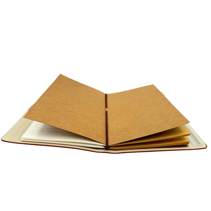 Skórzany Notes Podróżnika – Organizer z Wizytownikiem i Kieszenią