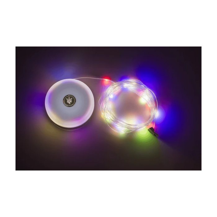 Lampa Campingowa LED 3w1 – Latarka, Powerbank i Girlanda 10 m