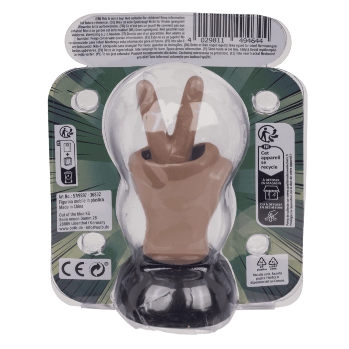 Ruchoma figurka Peace – solarny symbol pokoju | Hurtownia gadżetów