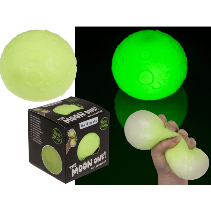 Gniotek Antystresowy Księżyc XL – Świeci w Ciemności | Gadżety Relaksacyjne | Kemis.pl