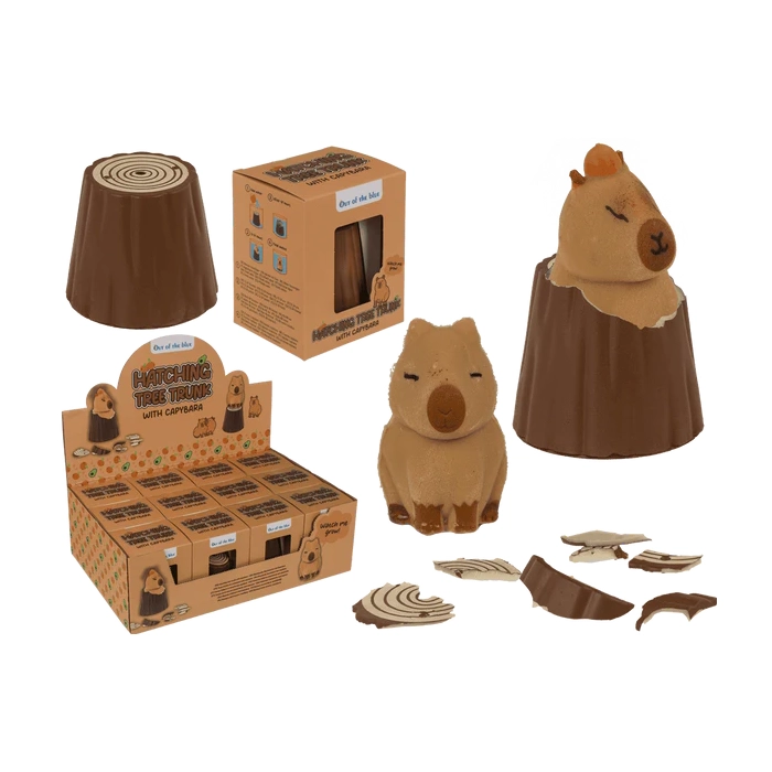 Wykluwająca się Kapibara z Kłody – Zabawka Niespodzianka