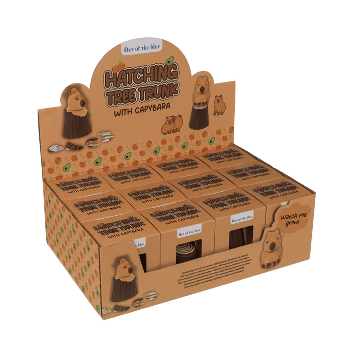 Wykluwająca się Kapibara z Kłody – Zabawka Niespodzianka