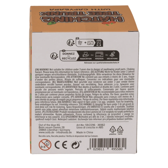 Wykluwająca się Kapibara z Kłody – Zabawka Niespodzianka