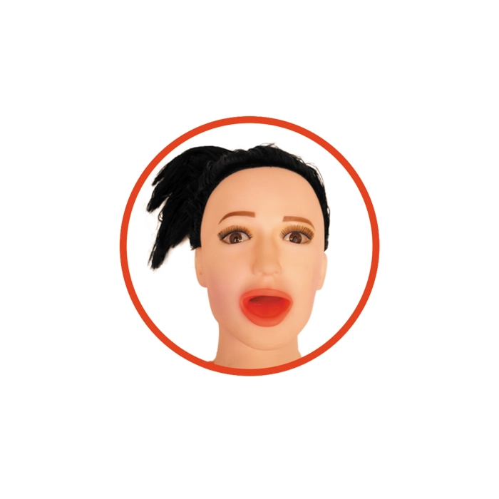 Life size 3D Angelina doll (with 3 holes and vibrator)