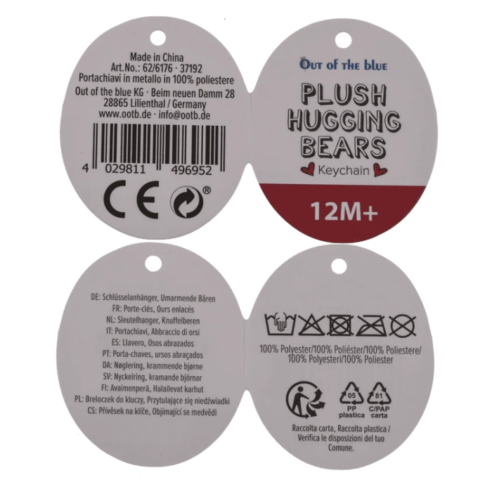 Breloki Tulące się Misie – Zestaw dla Dwóch Osób