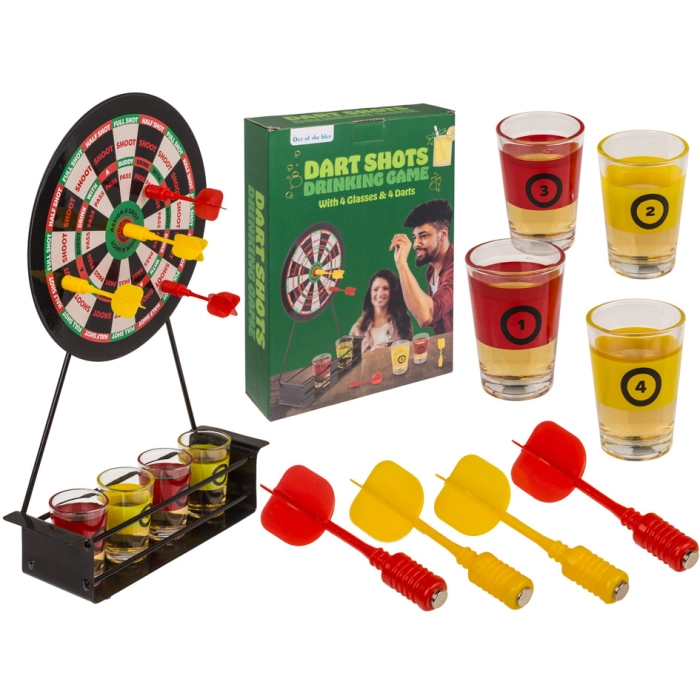 Gra imprezowa rzutki z kieliszkami – Dart Shots Party | Hurtownia prezentów i gadżetów
