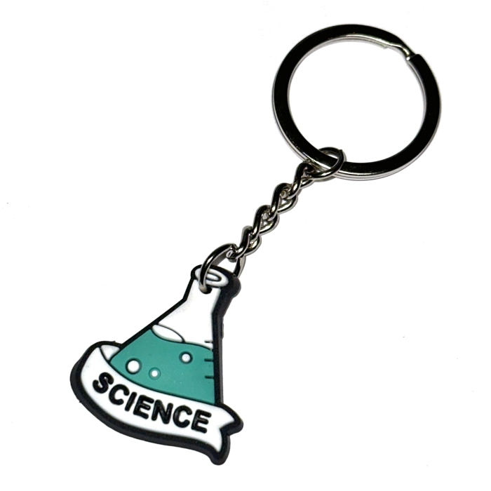 Brelok Naukowca Zielona Kolba Science – Seria Naukowa | Gadżety | Kemis.pl