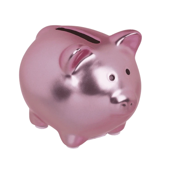 Skarbonka Błyszcząca Świnka – Ceramiczna z Zatyczką