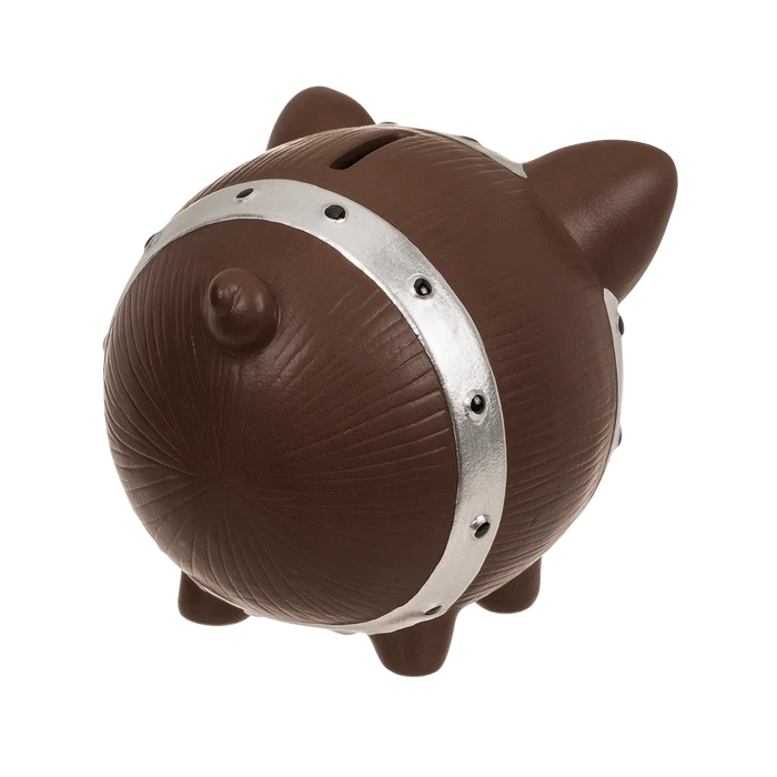 Skarbonka Ceramiczna Świnka Beczka – Z Kluczykiem