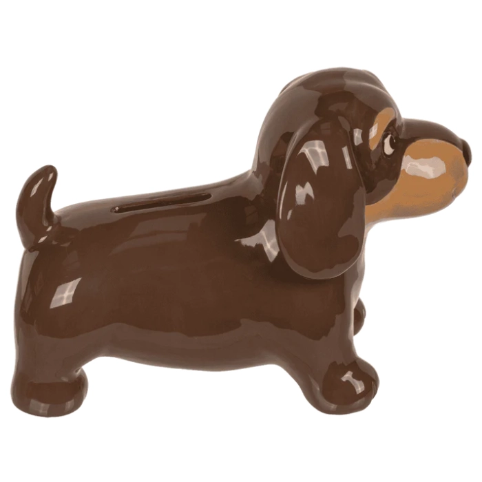 Skarbonka Jamnik Ceramiczna – Piesek na Oszczędności