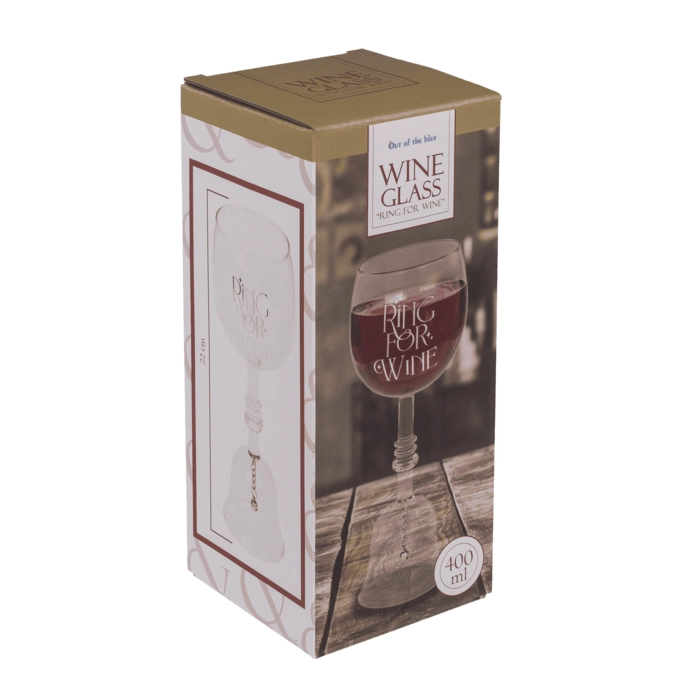 Kieliszek Ring For Wine z dzwonkiem | Hurtownia gadżetów