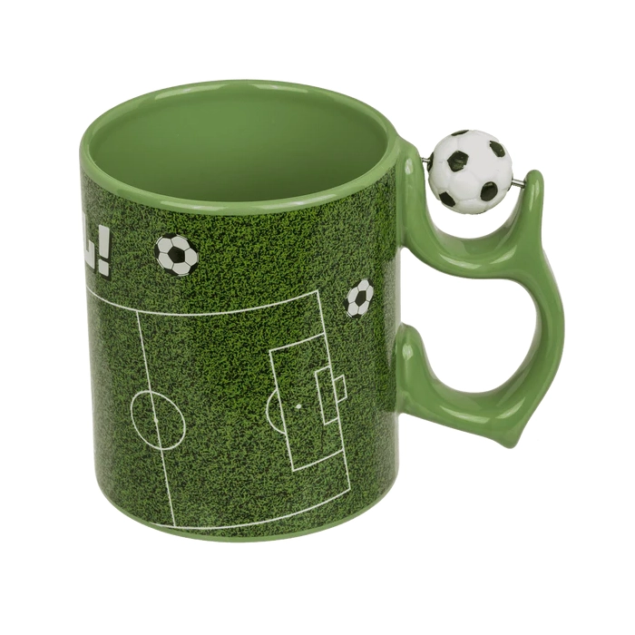 Kubek Piłkarski z Obrotową Piłką – Gadżet Sensoryczny