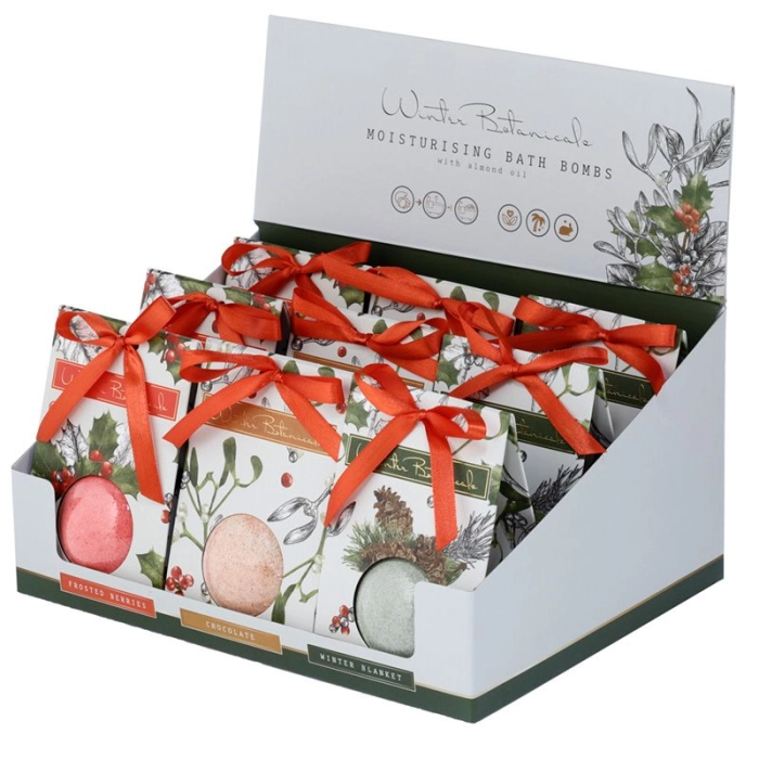 Christmas Bath Balls - Winter Garden in a Gift Box