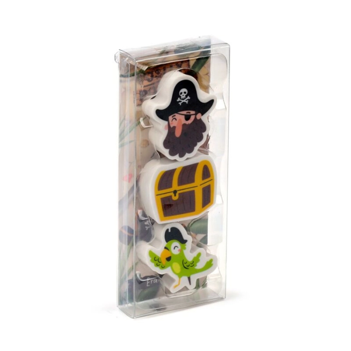 Zestaw Gumek do Wymazywania – Jolly Roger Pirates