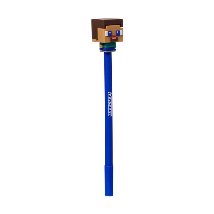 Długopis z Silikonową Nakładką – Minecraft Chibi – Pisz w Stylu Bloków