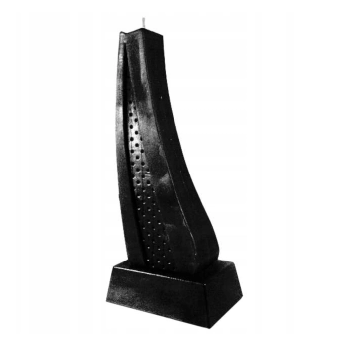 XXL Sail Candle - Black Metallic