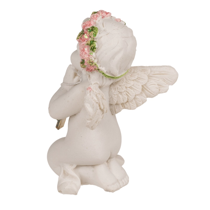 Anioł Klęczący z Różańcem – Figurka z Polirezyny | Hurtownia upominków religijnych