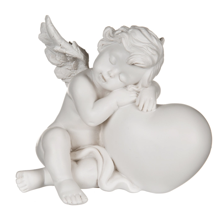 Сплячий ангел із серцем - символ миру, любові та турботи