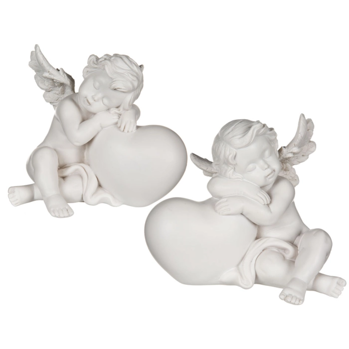 Сплячий ангел із серцем - символ миру, любові та турботи