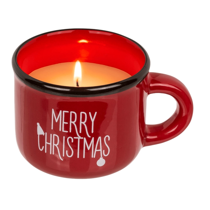 Świąteczna Świeczka w Kubeczku – Dekoracja i Prezent w Jednym | Hurtownia Kemis.pl