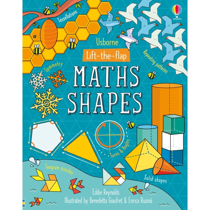 Usborne Book - Maths Shapes Lift the flap