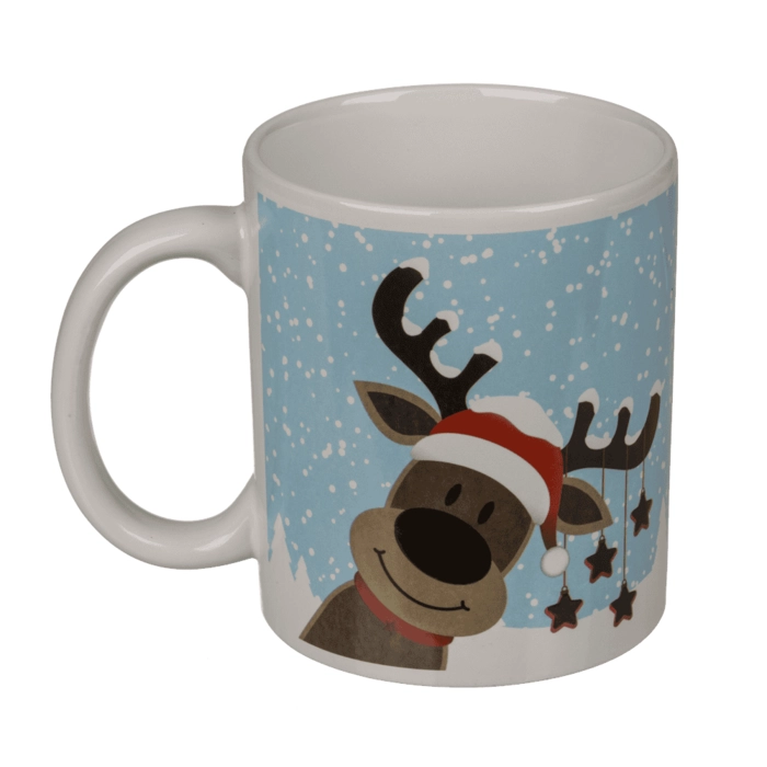 Kubek Renifer z Efektem Termicznym 330 ml | Świąteczne Kubki | Kemis.pl