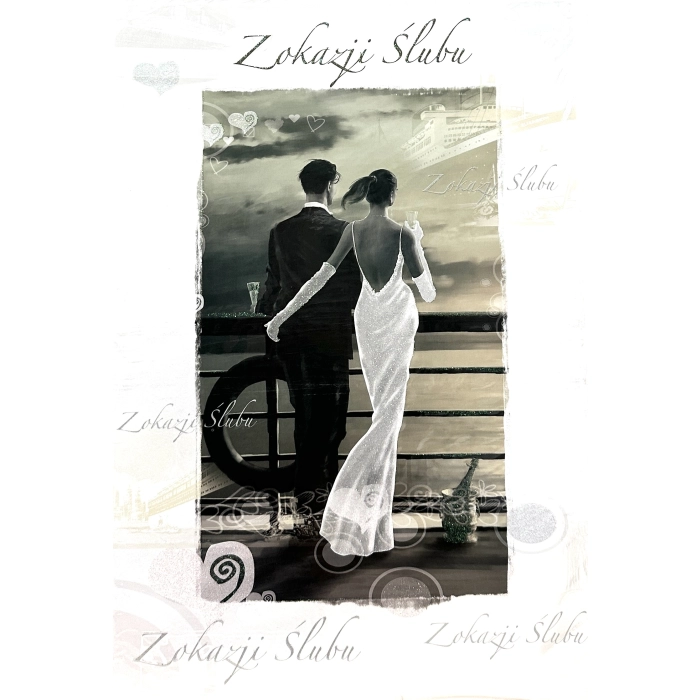 Karnet ślubny duży XXL gigant